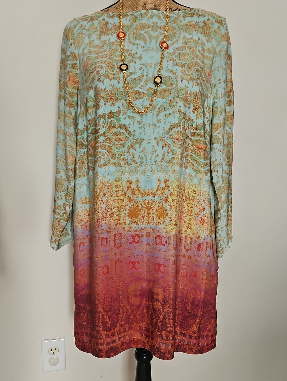 Maeve Silk Dress, Size M. - Picture 7 of 12